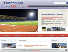 Tablet Screenshot of elektromeks.pl